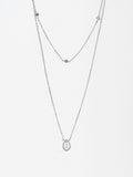 Collar Largo Doble Con Zirconias