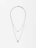 Collar Largo Doble Con Zirconias