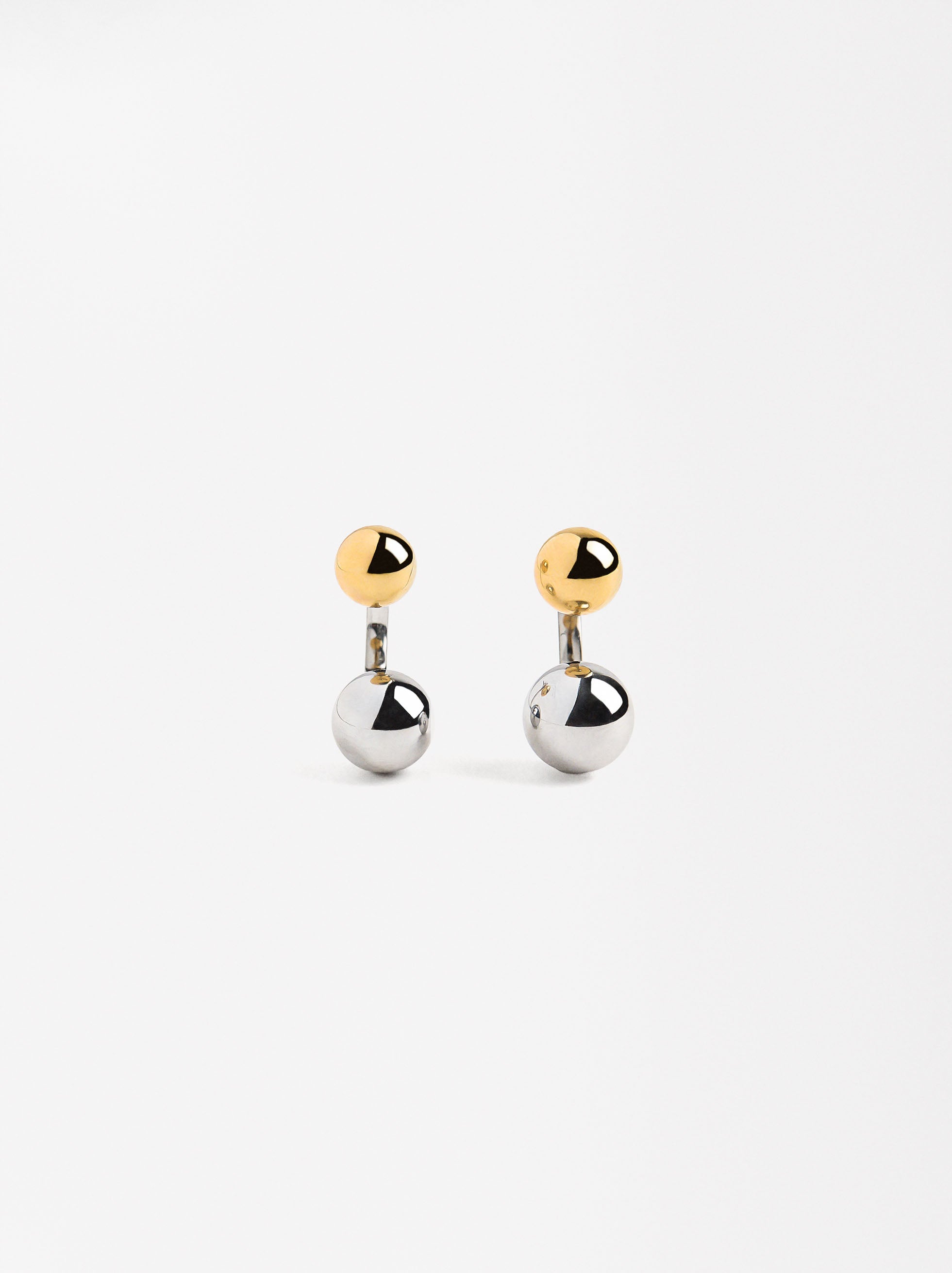 Aretes Esferas - Acero Inoxidable