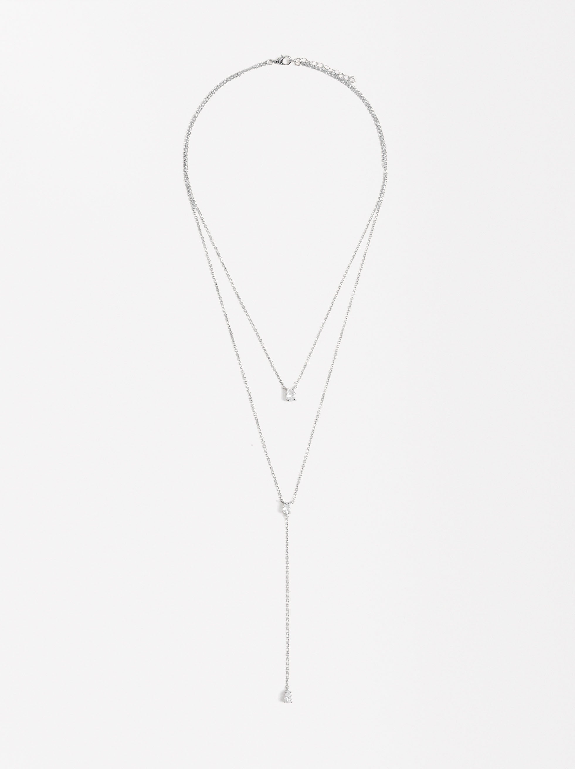Collar Doble Con Circonitas