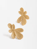 Aretes De Flores Efecto Brillo