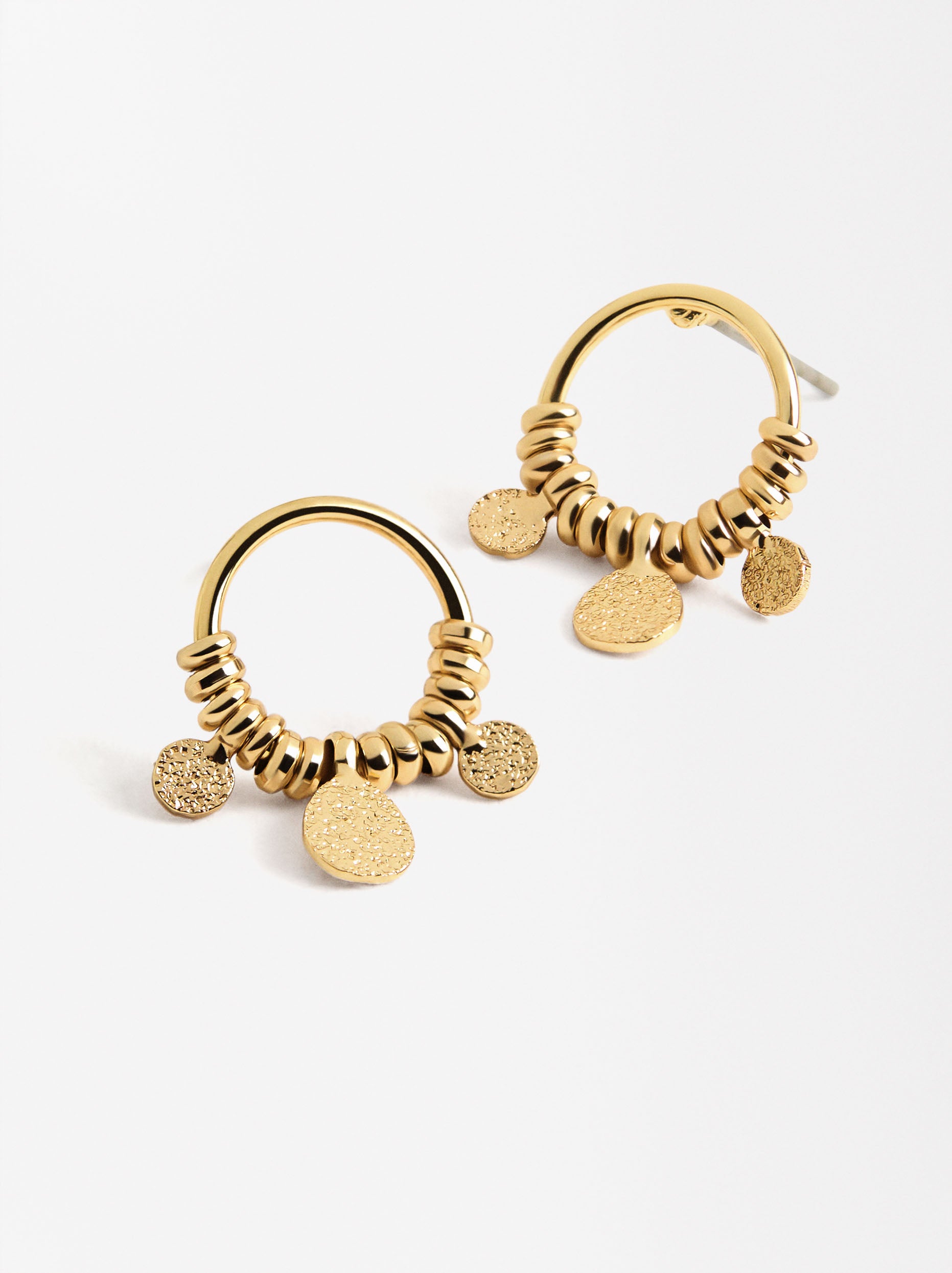 Aretes Con Efecto Martillado