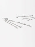 Aretes Largos Multicanal Con Circonitas