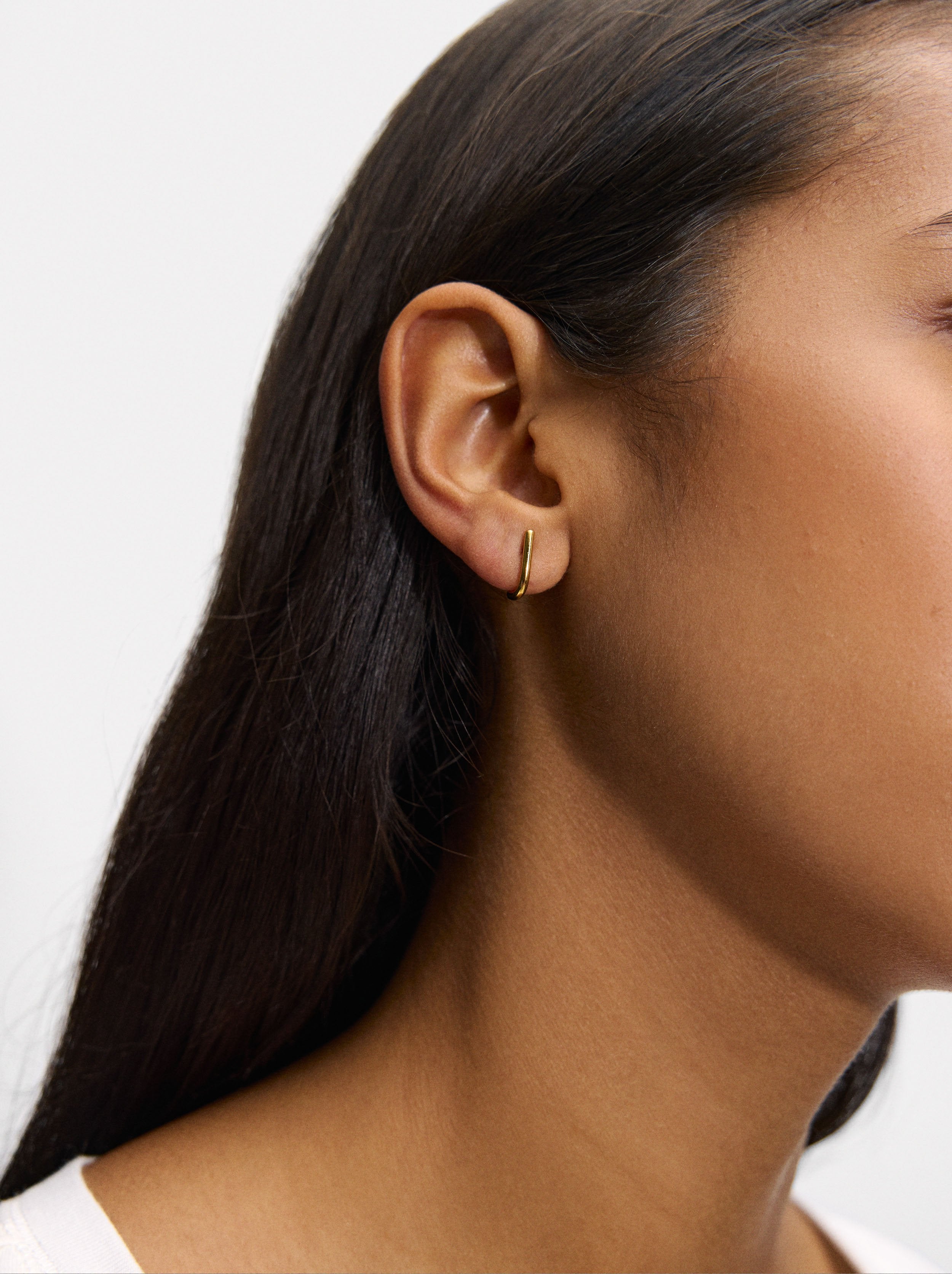 Aretes De Barra - Acero Inoxidable