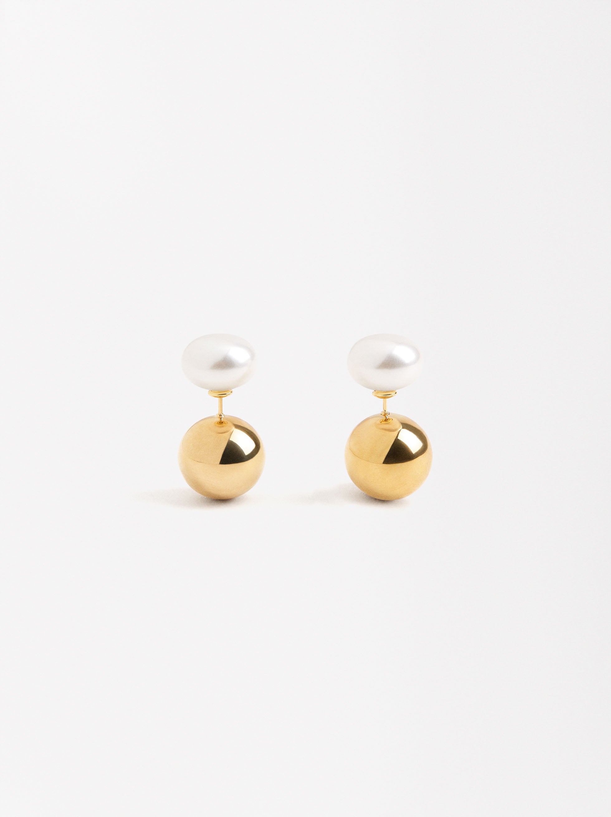 Aretes Esferas - Acero Inoxidable