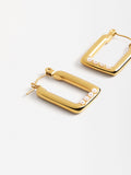 Aretes Cuadrados - Acero Inoxidable