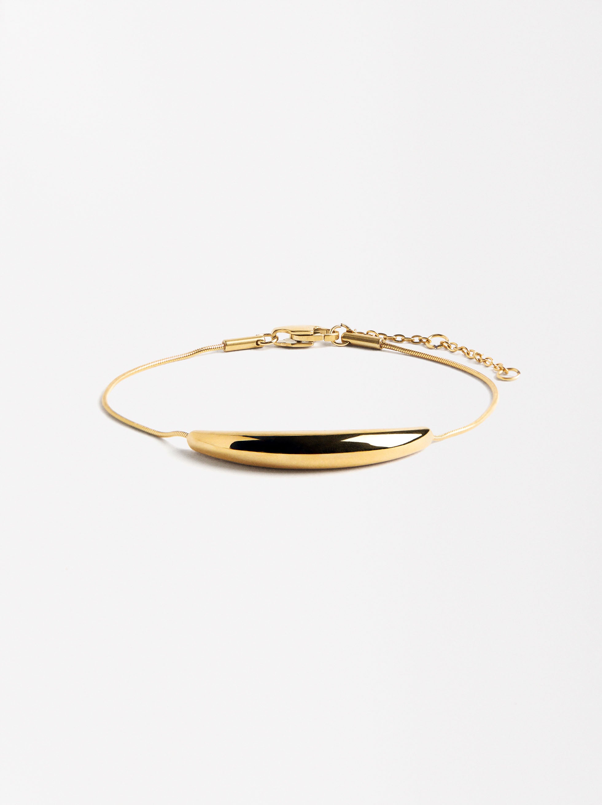 Pulsera Tipo Boomerang - Acero Inoxidable