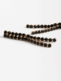 Aretes Largos Con Cristales