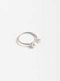 Anillo Abierto Con Perla De Agua Dulce