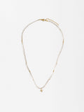 Set De Collar Con Aretes Estrella - Acero Inoxidable