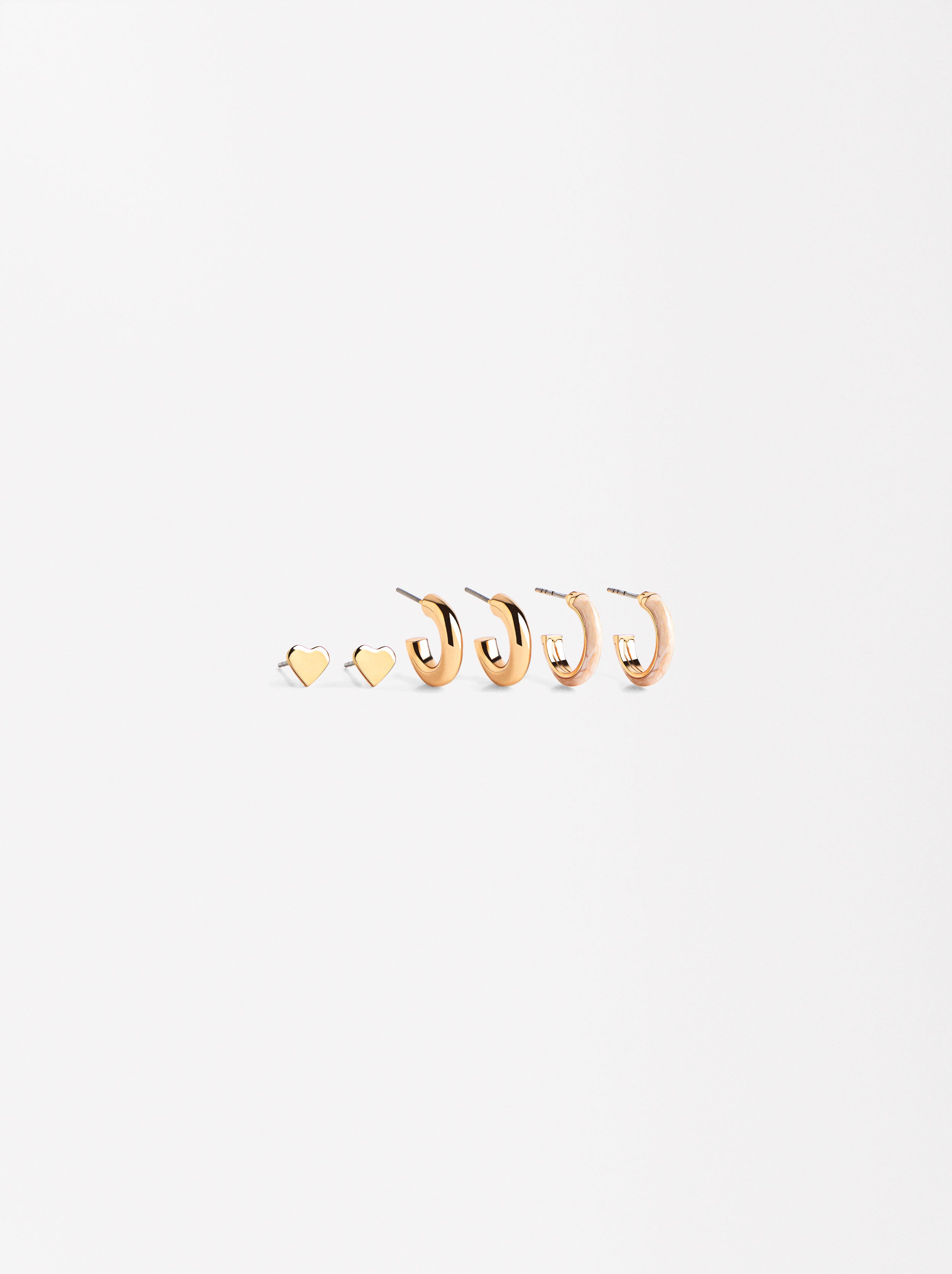 Conjunto De Pendientes Esmaltados