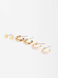 Conjunto De Aretes Esmaltados