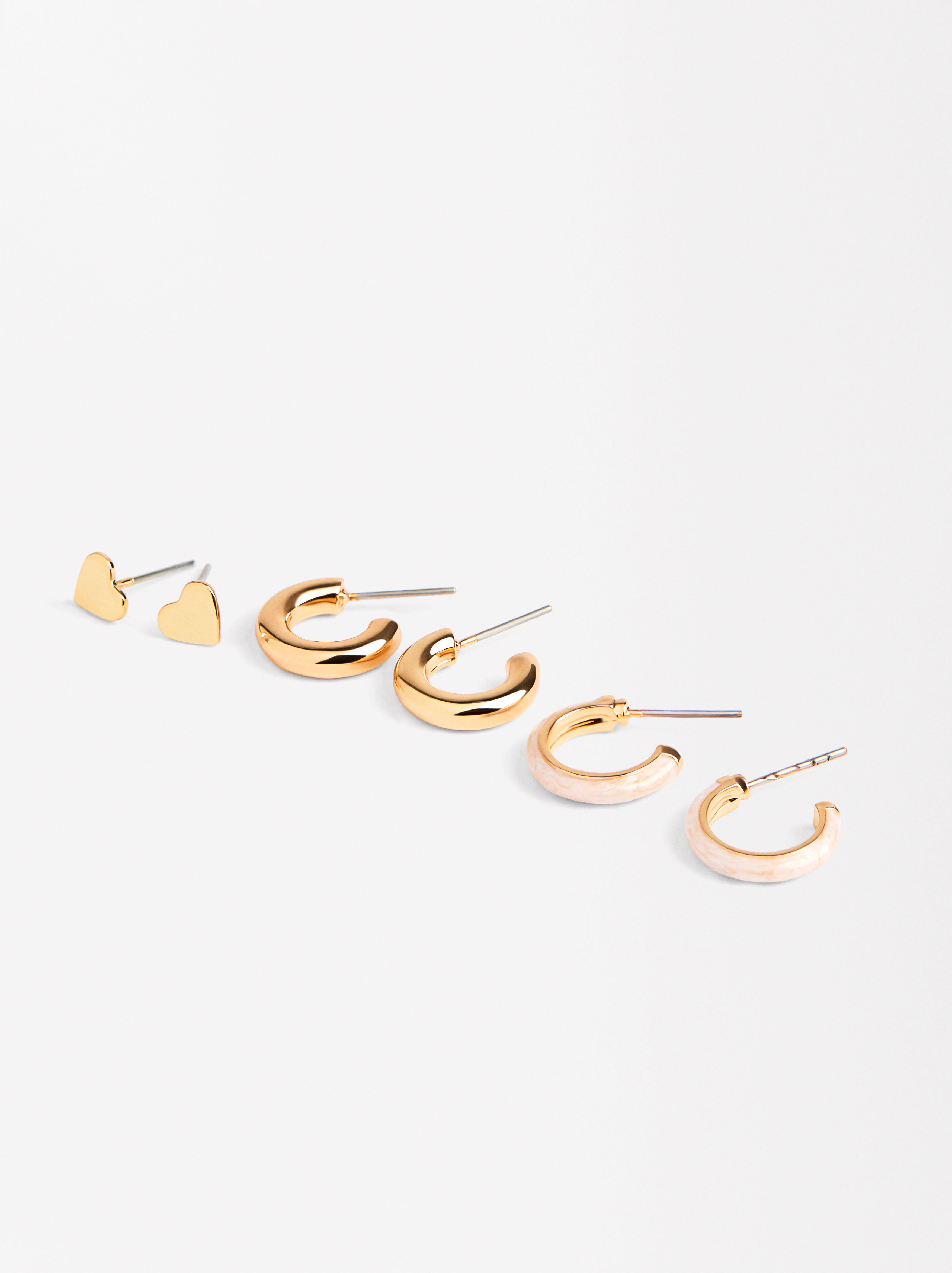 Conjunto De Pendientes Esmaltados