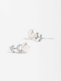 Aretes De Hojas Con Circonitas