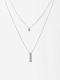 Collar Doble Con Circonitas
