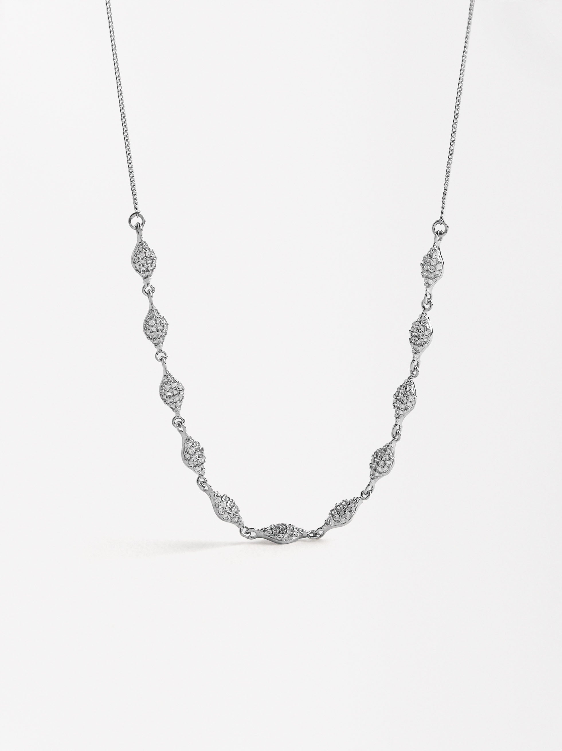 Collar Corto Con Circonitas