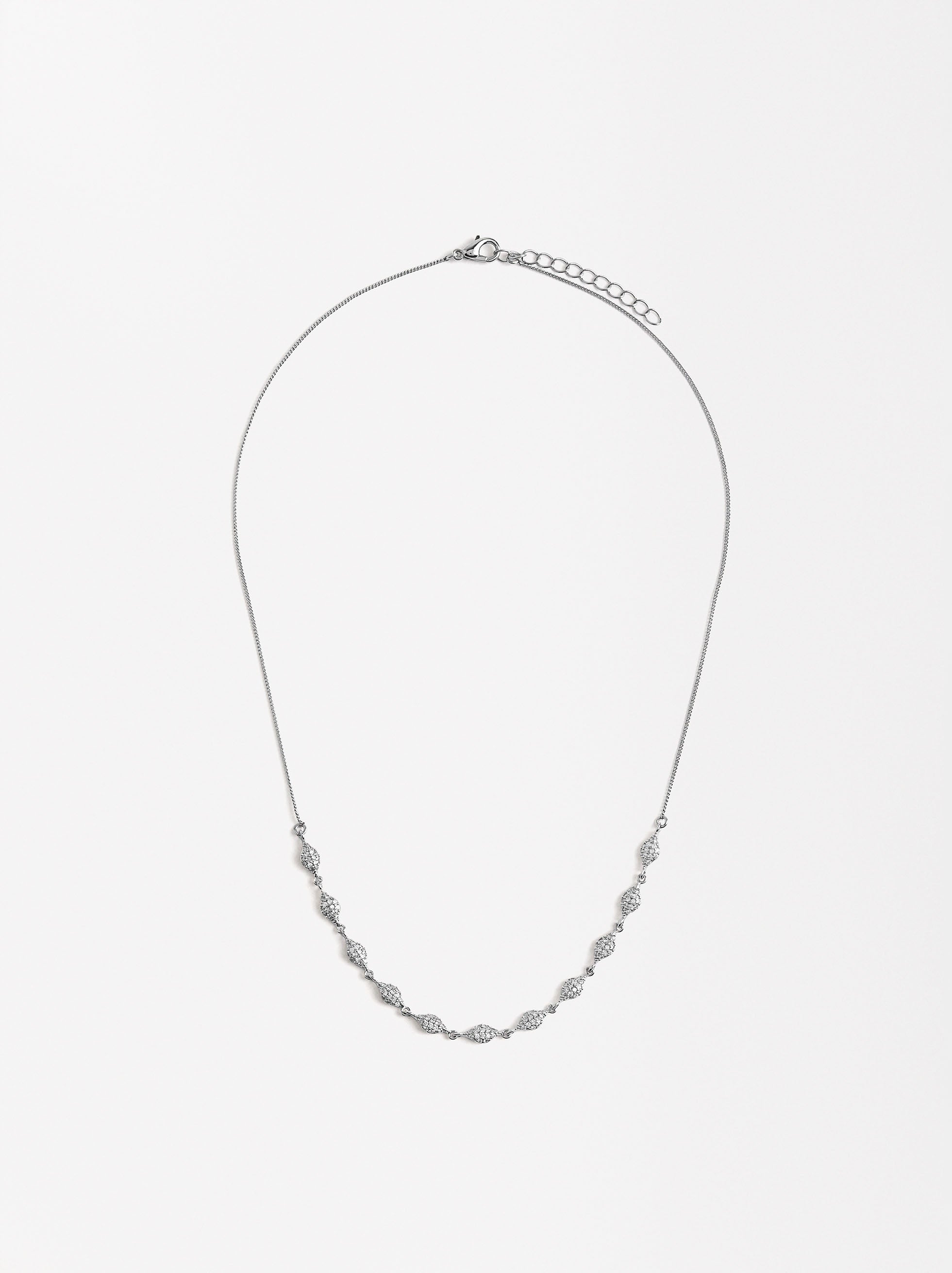 Collar Corto Con Circonitas