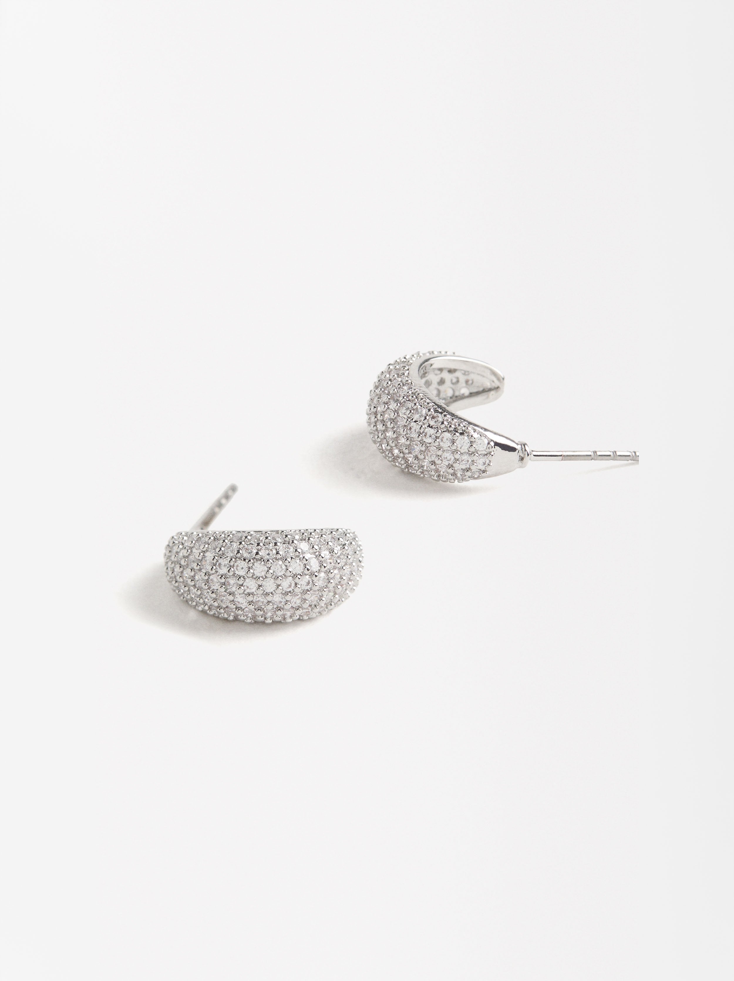 Aretes De Gota Con Circonitas