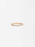 Anillo Fino Con Circonitas