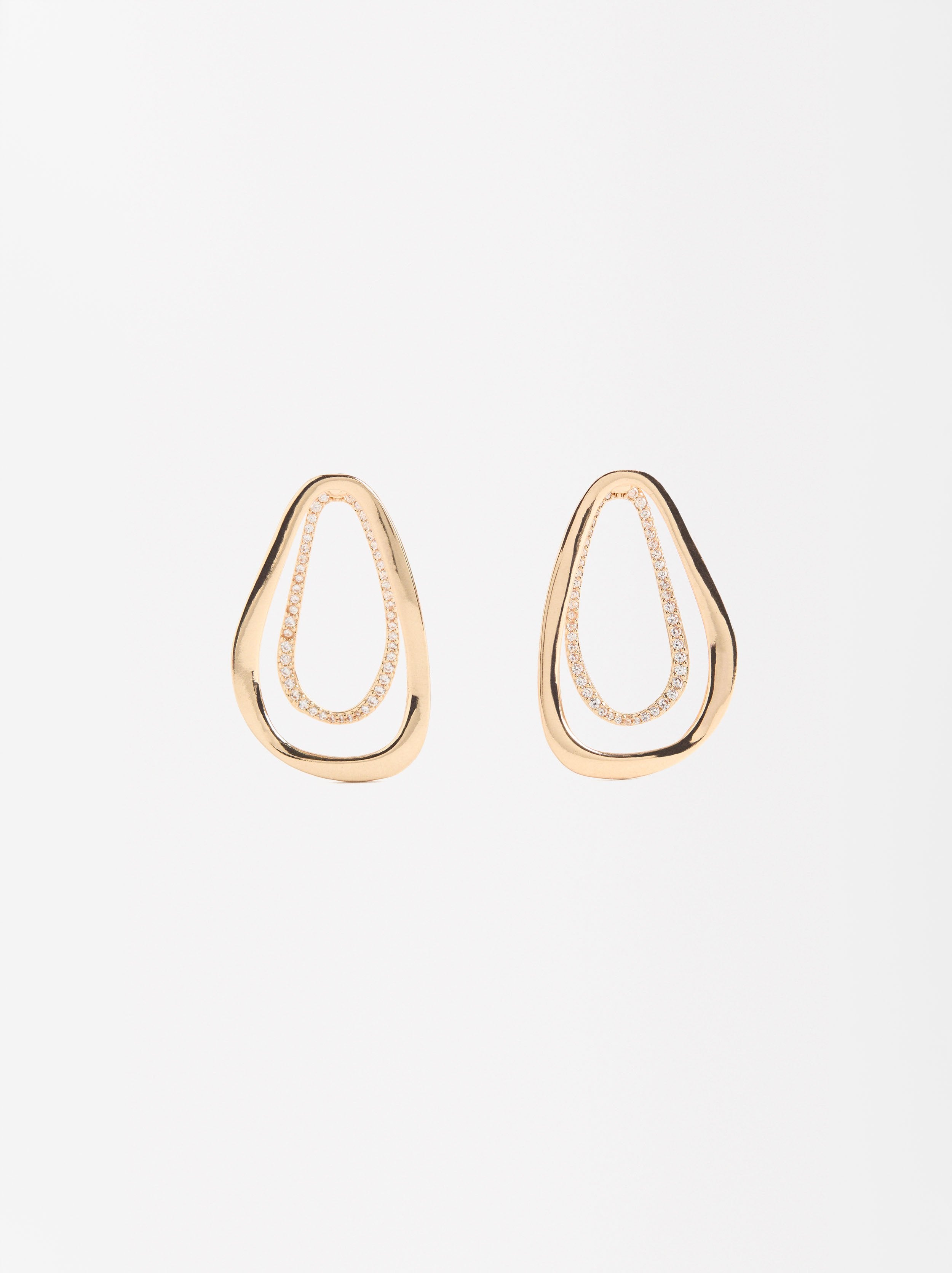 Aretes Dobles Con Circonitas