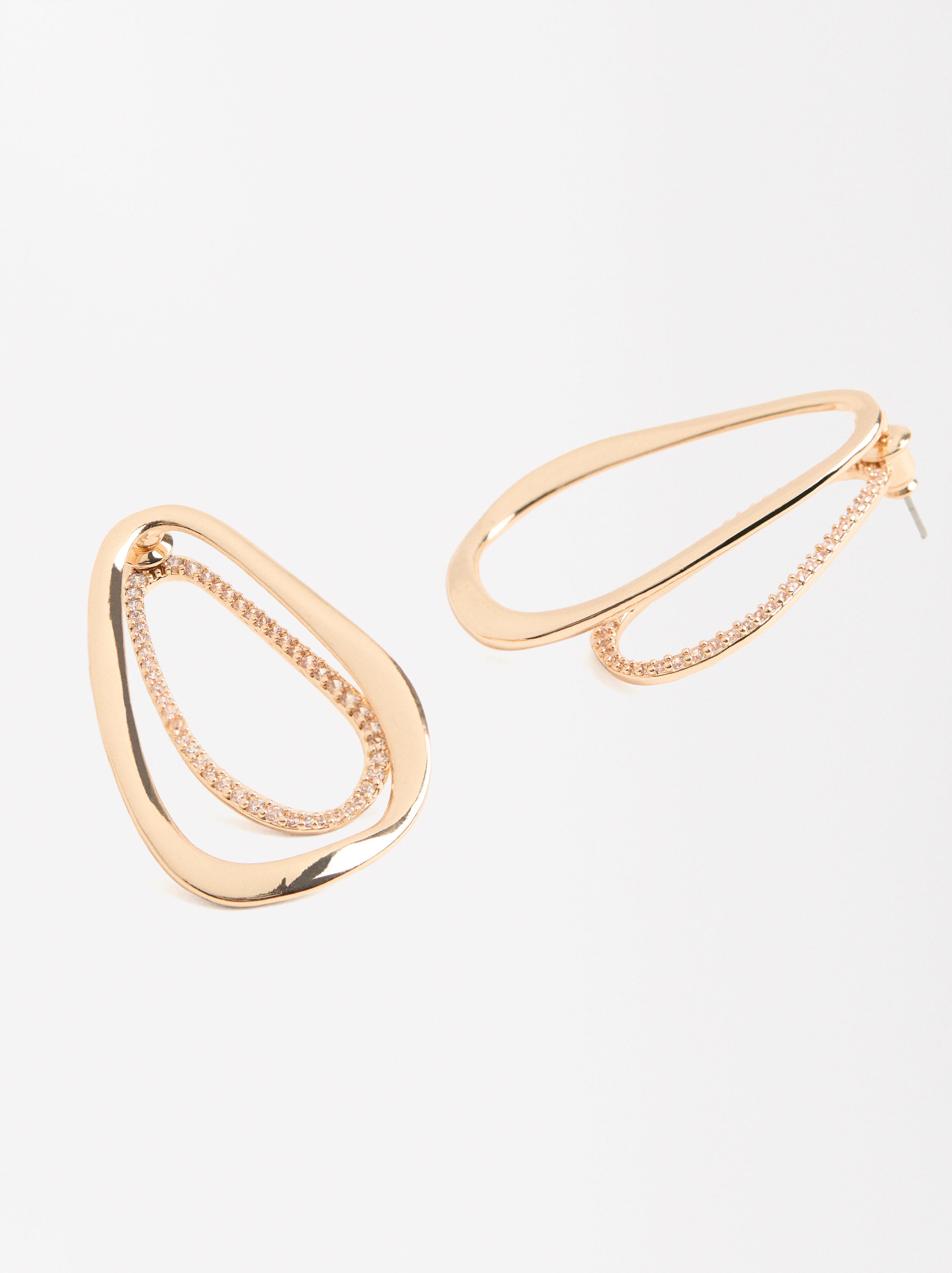 Aretes Dobles Con Circonitas