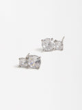 Aretes Cortos Con Circonitas