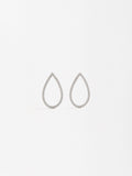 Aretes Lágrima Con Circonitas