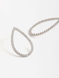 Aretes Lágrima Con Circonitas