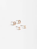 Set De Aretes Con Circonitas