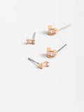 Set De Aretes Con Circonitas