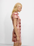 Vestido Estampado Con Lentejuelas