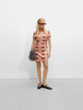 Vestido Estampado Con Lentejuelas