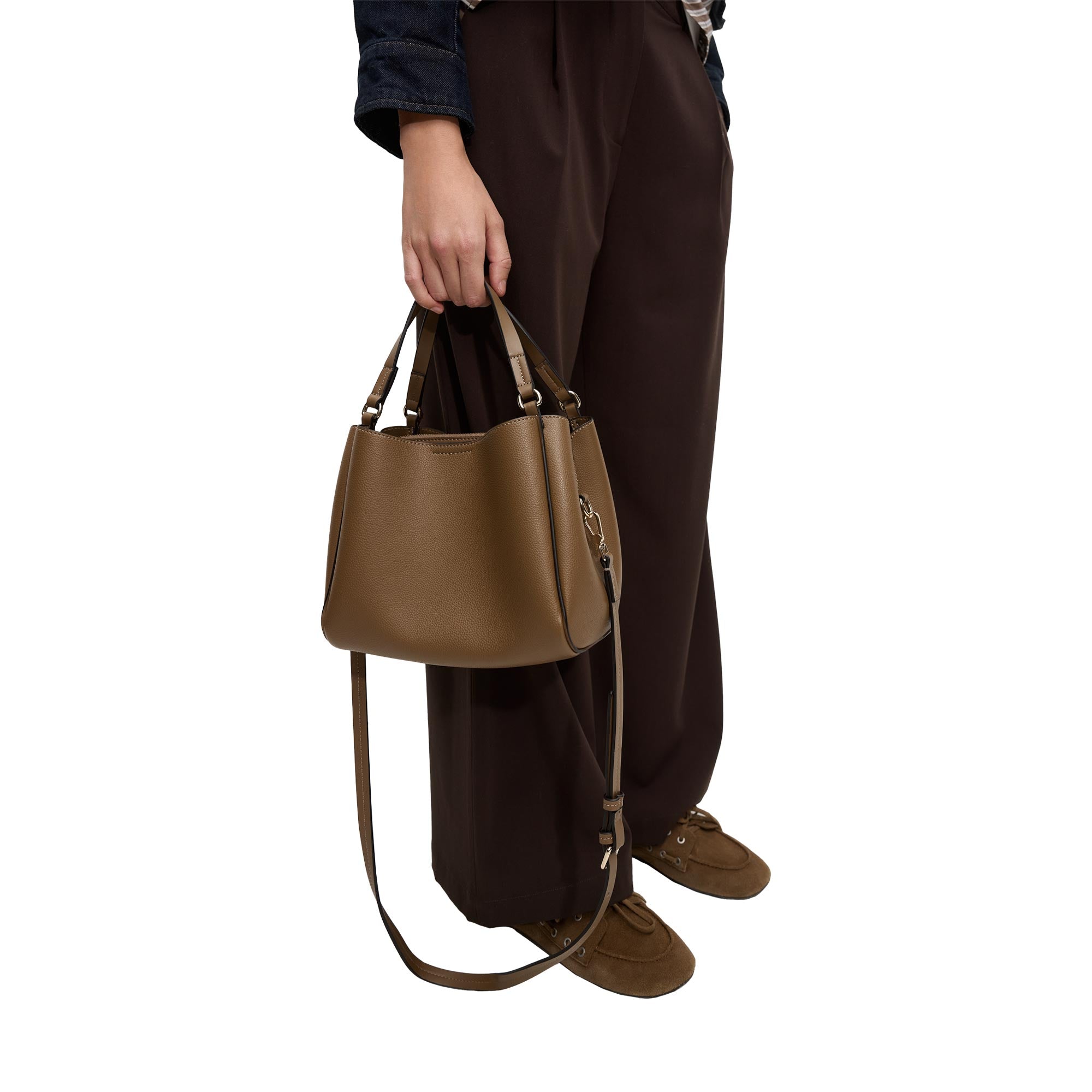 Bolso Tote Con Bandolera