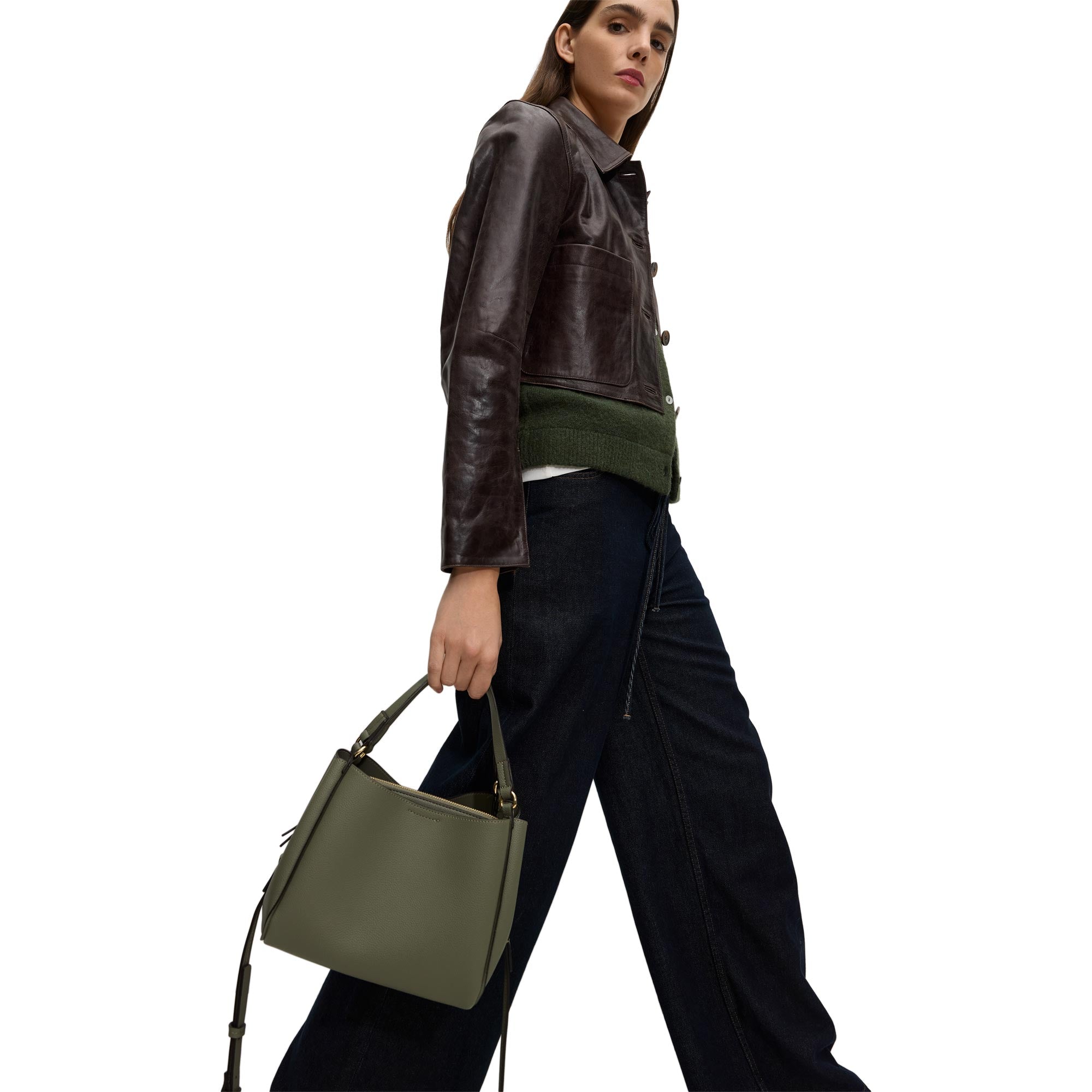 Bolso Tote Con Bandolera
