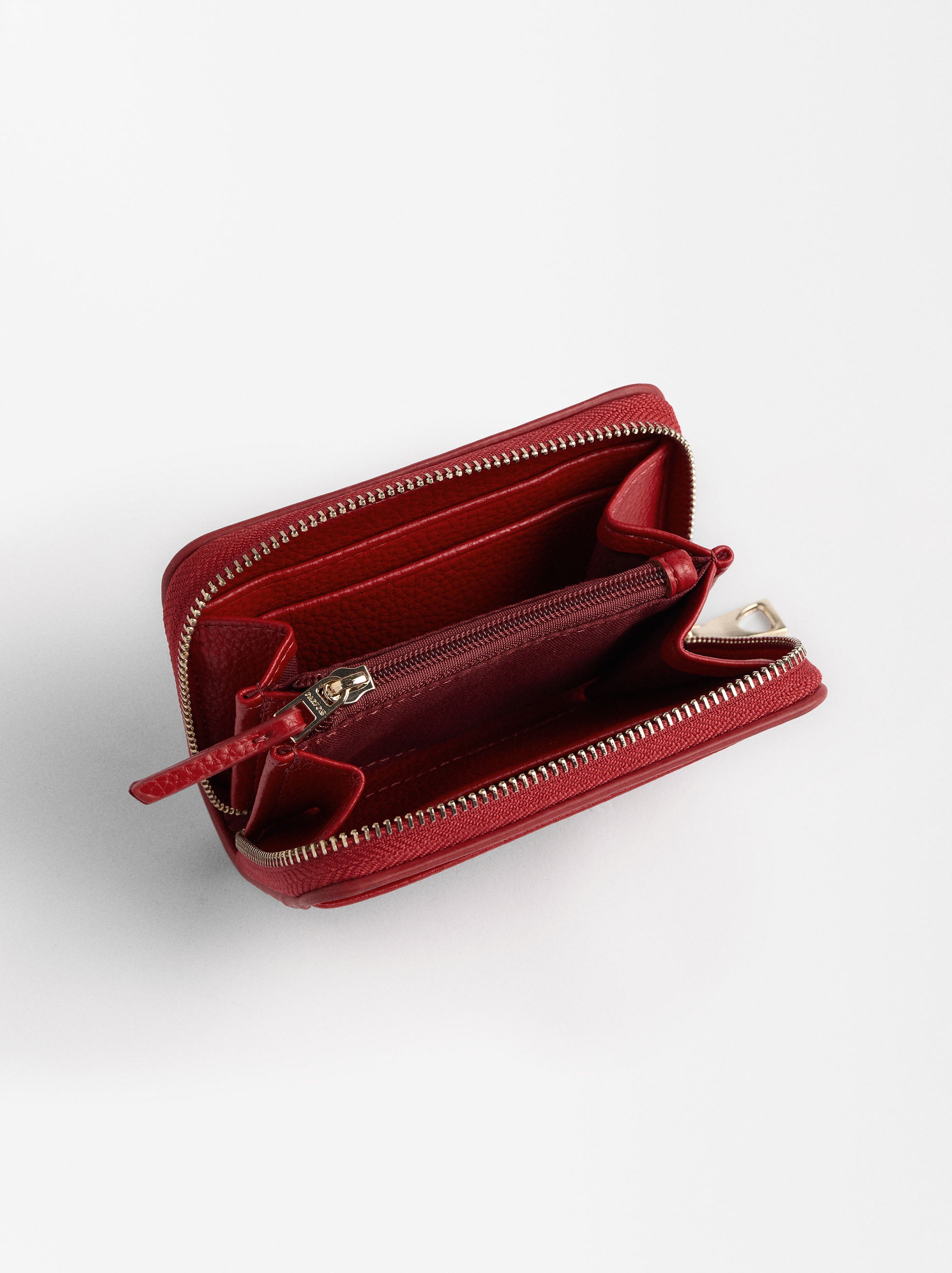Cartera Con Textura Y Cierre De Cremallera Xs