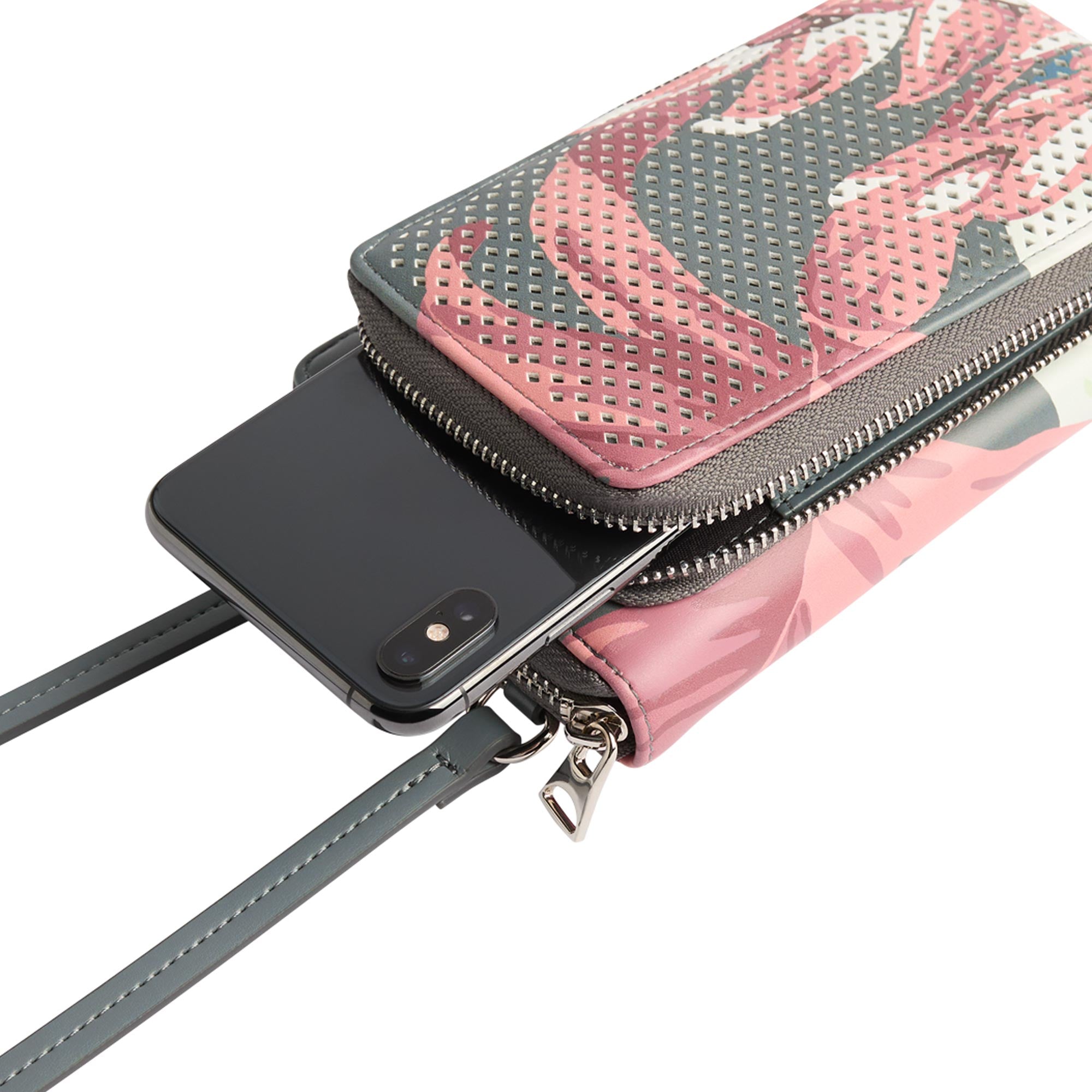 Bolso Para Móvil Estampada Floral