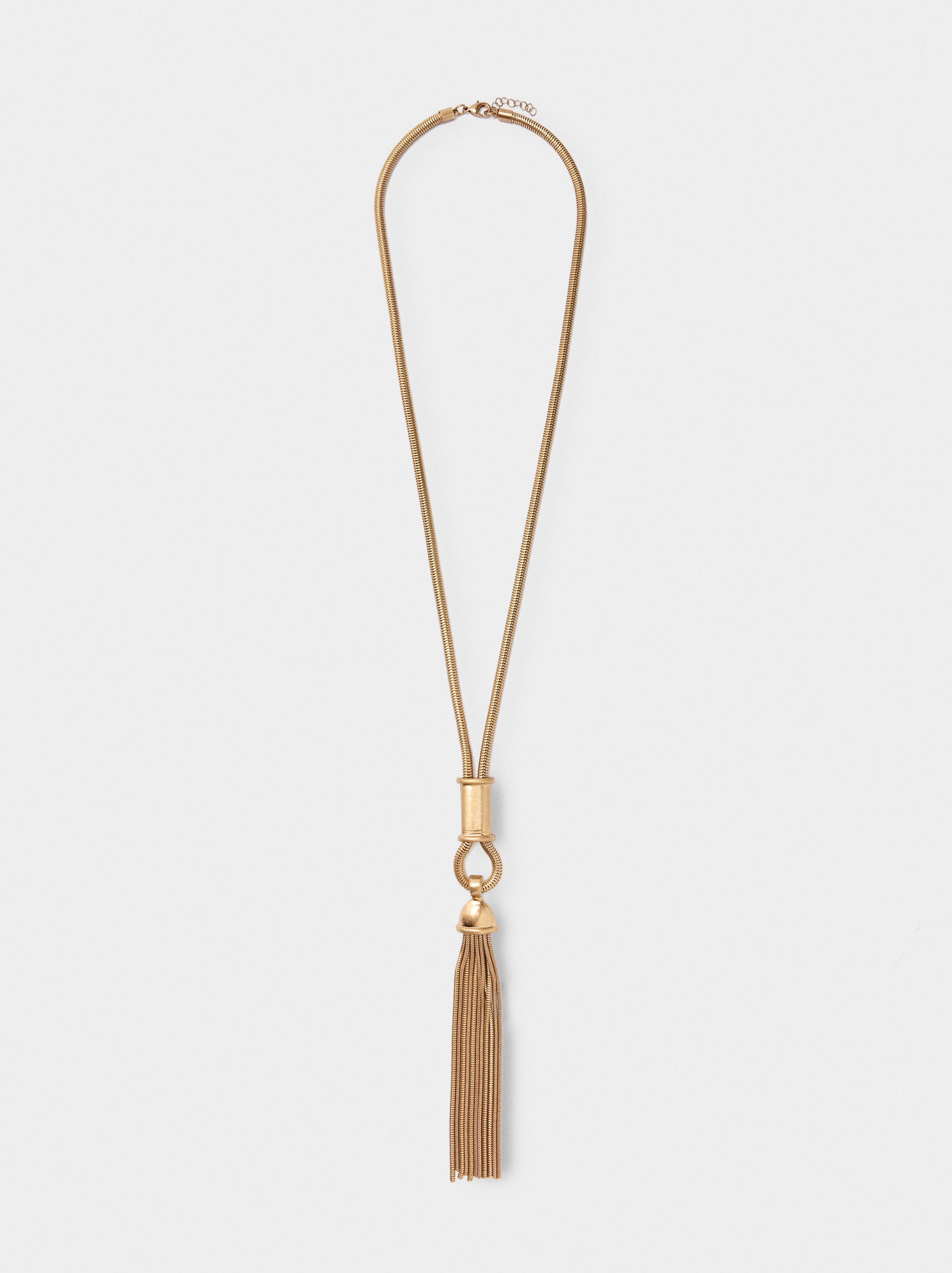 Collar Largo Colgante Cadenas