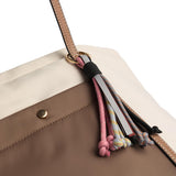 Bolso Shopper De Nylon Con Bolsillo Exterior
