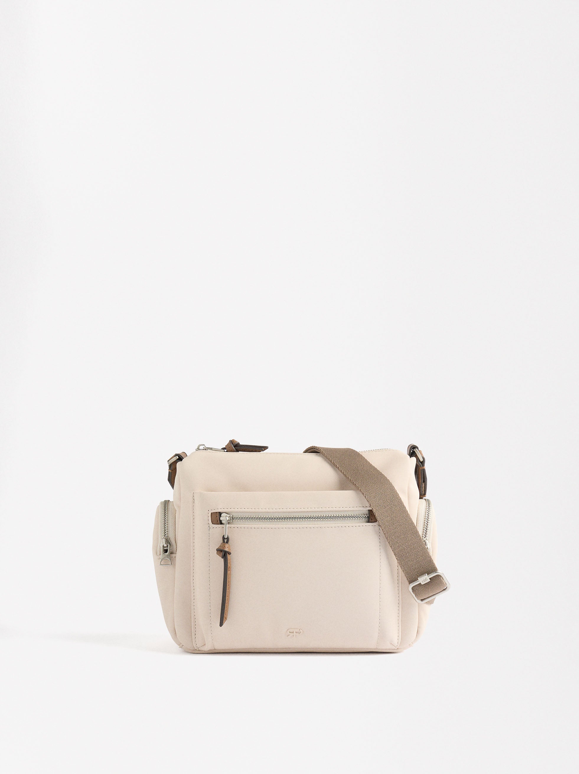 Cartera Bandolera Efecto Nylon