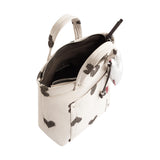 Bolso Tote De Nylon Bordado Corazones