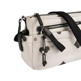 Bolso Bandolera De Nylon Bordado Corazones