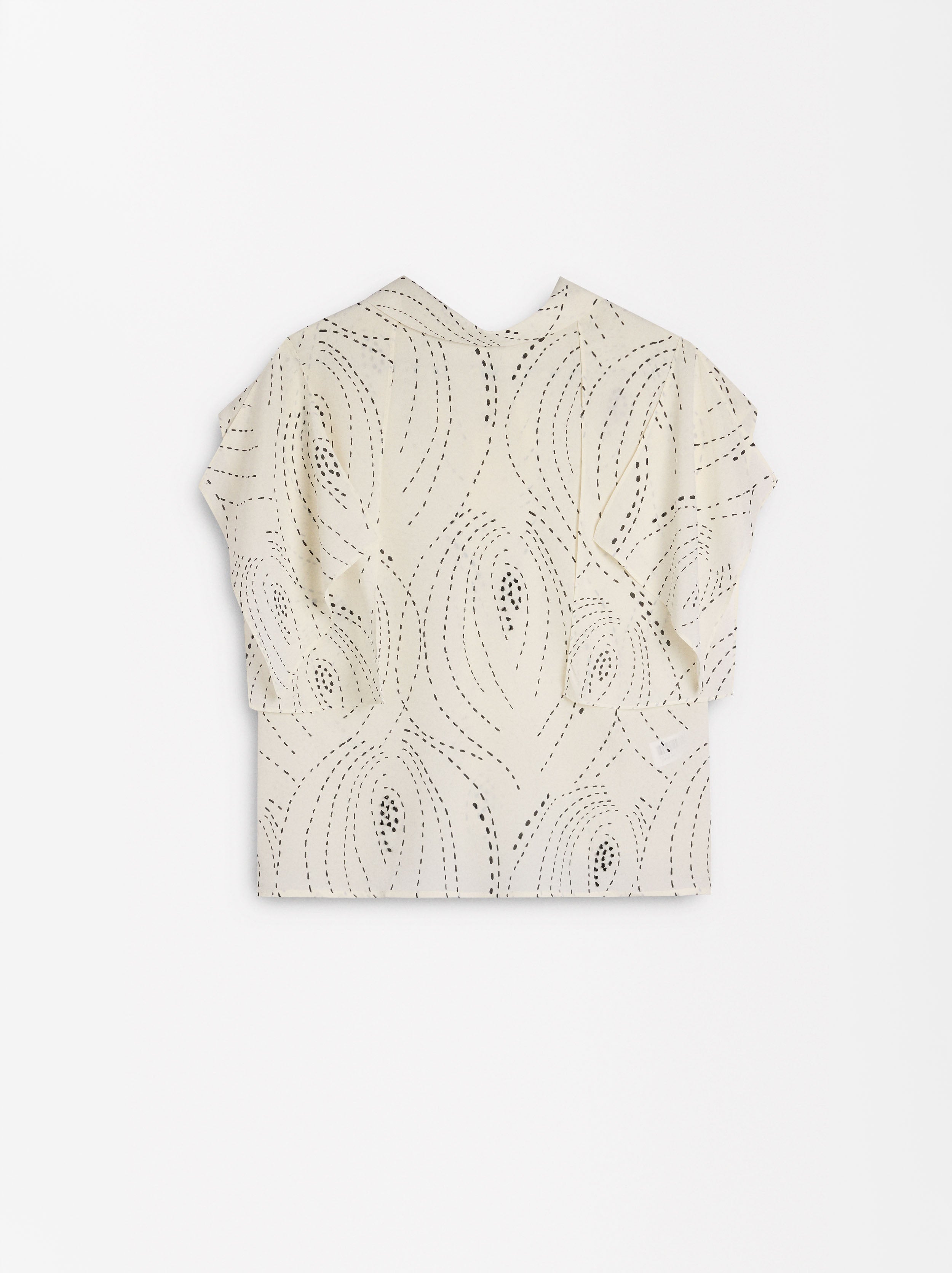 Top Estampado Con Lazo