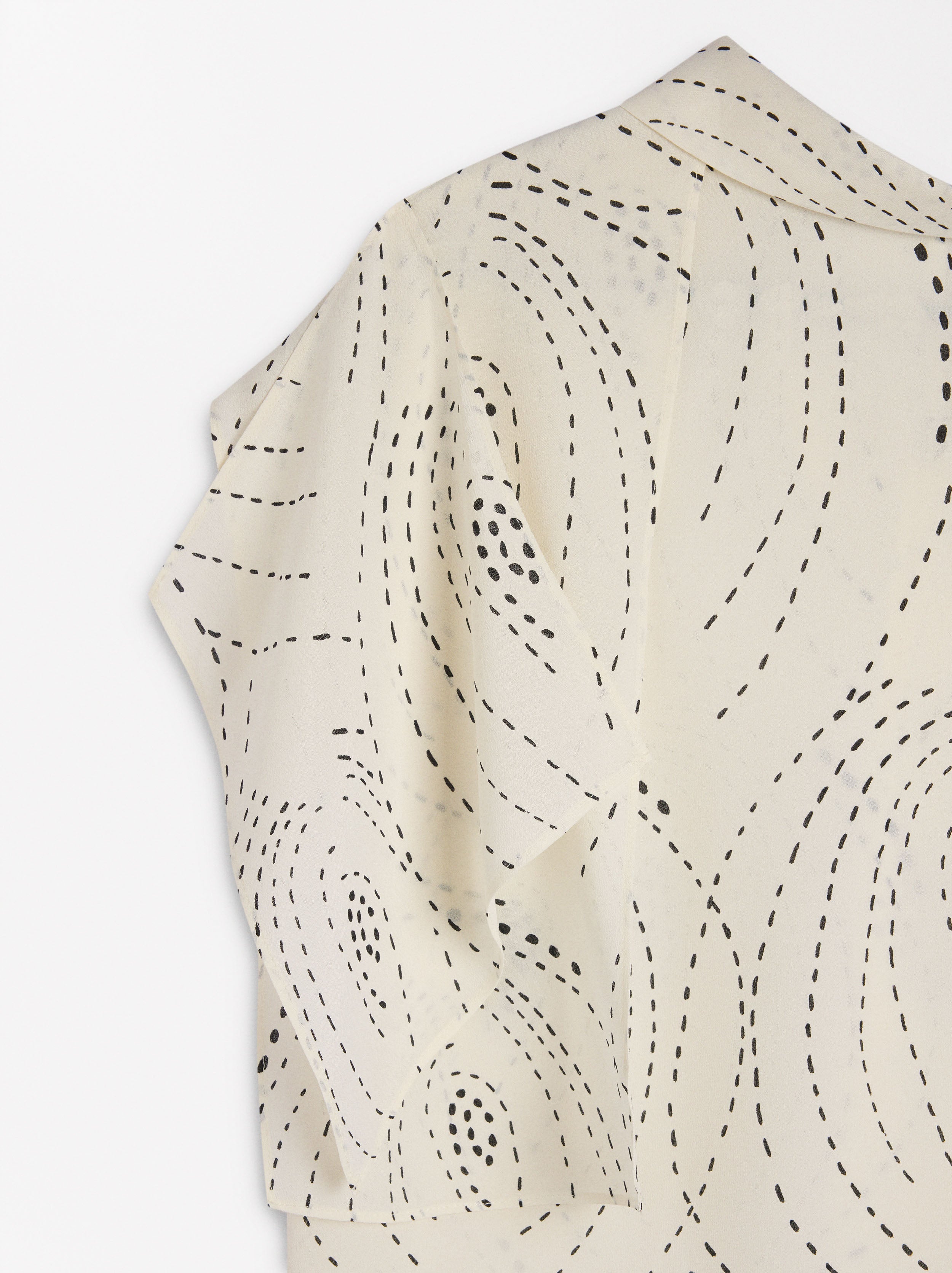 Top Estampado Con Lazo