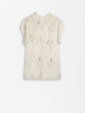 Vestido Estampado Con Lazo