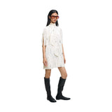 Vestido Estampado Con Lazo