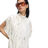 Vestido Estampado Con Lazo
