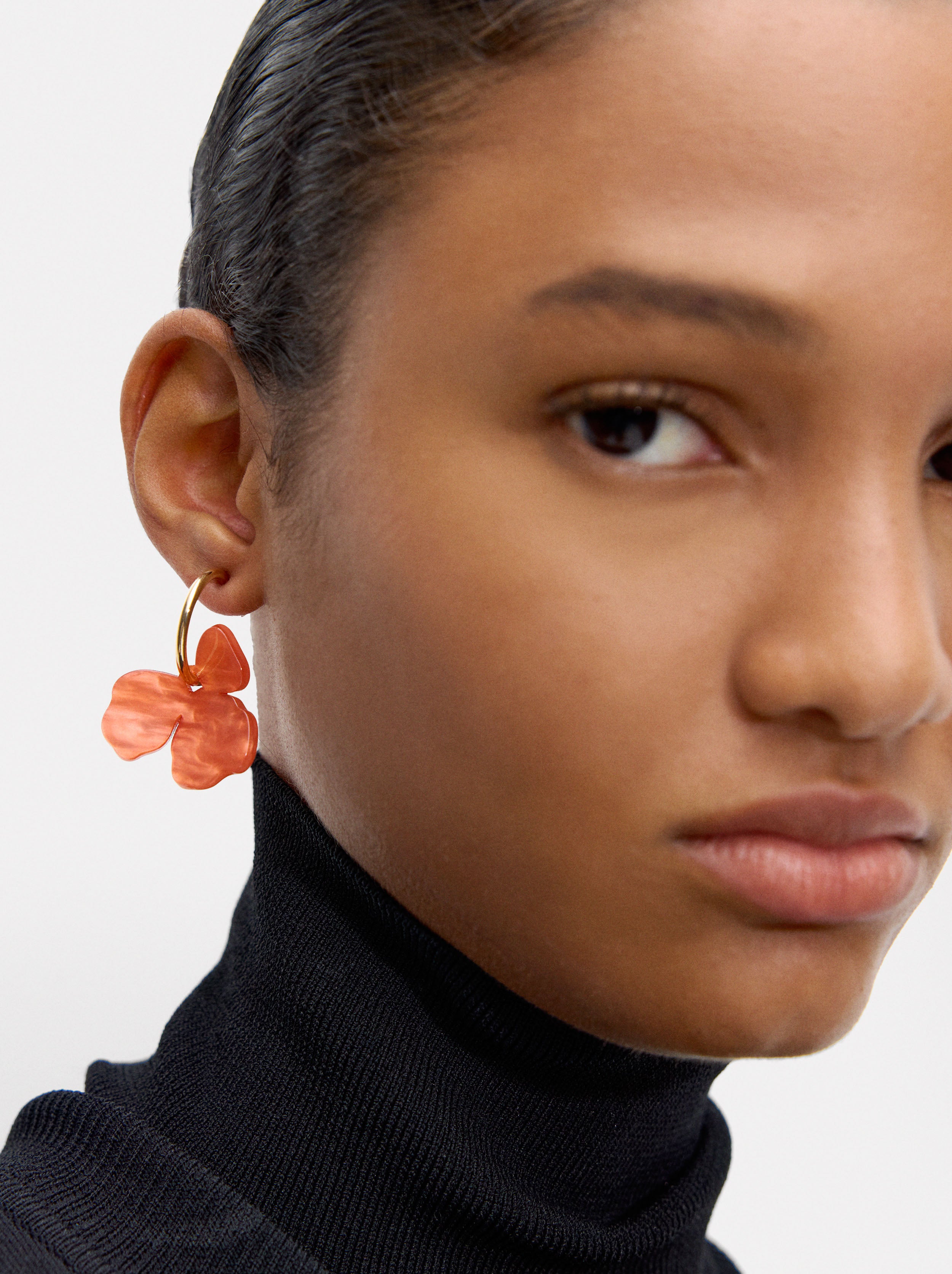 Aretes Con Flor