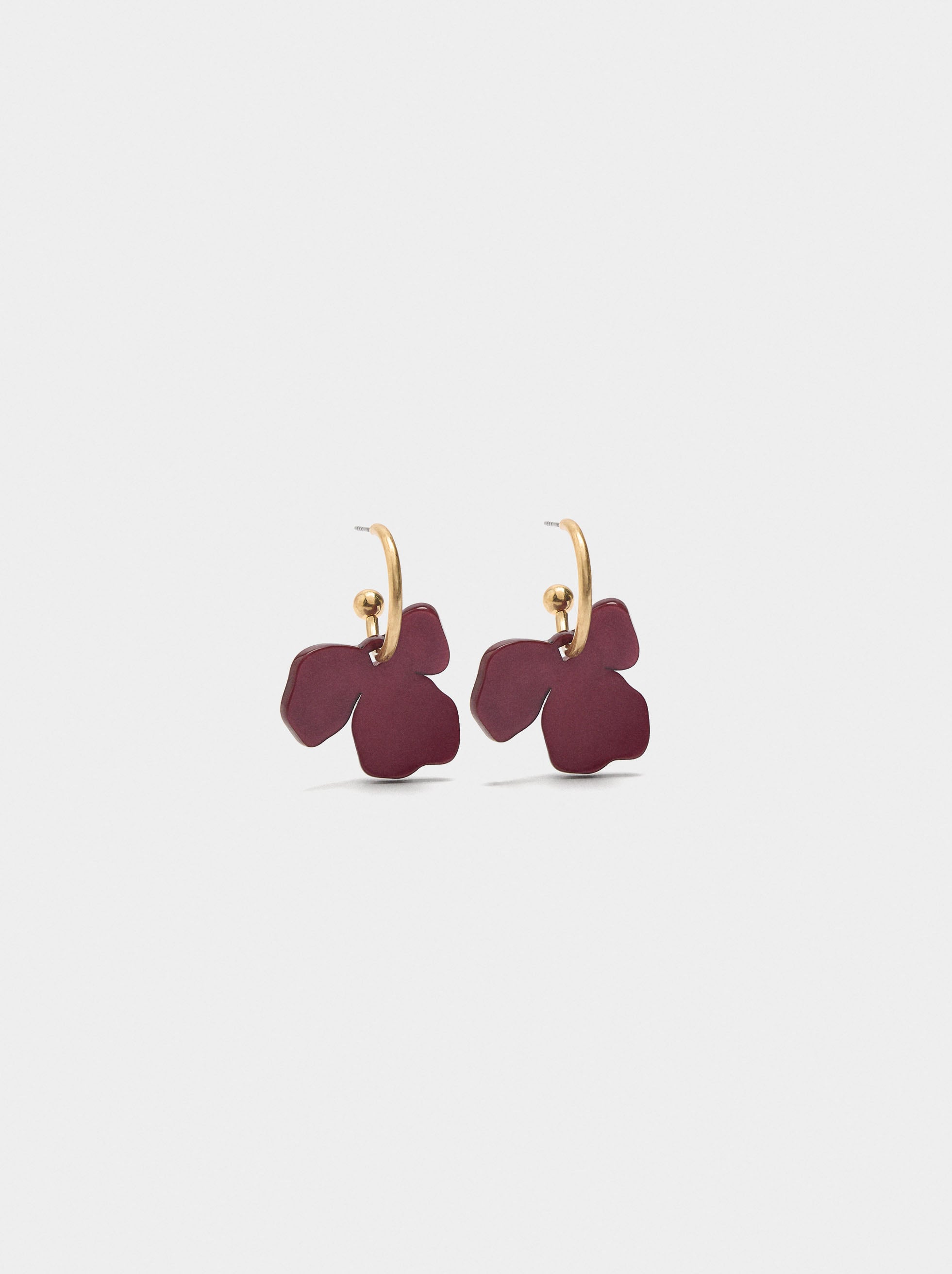 Aros Con Flor