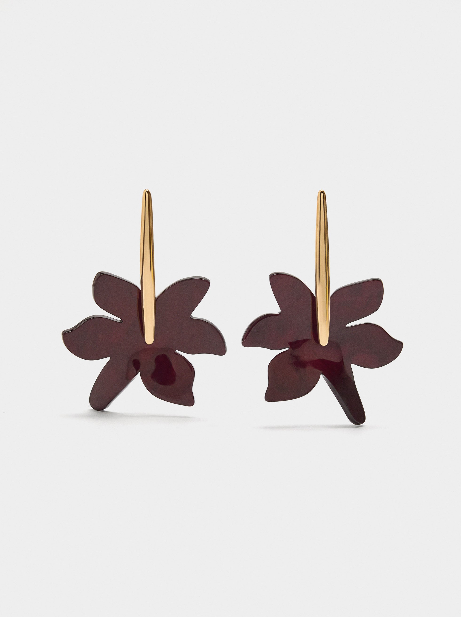 Pendientes Largos Efecto Piedra