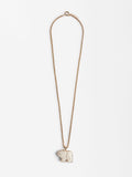 Collar Largo Con Colgante De Elefante